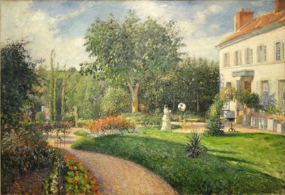 The Garden of Les Mathurins at Pontoise by Camille Jacob Pissarro